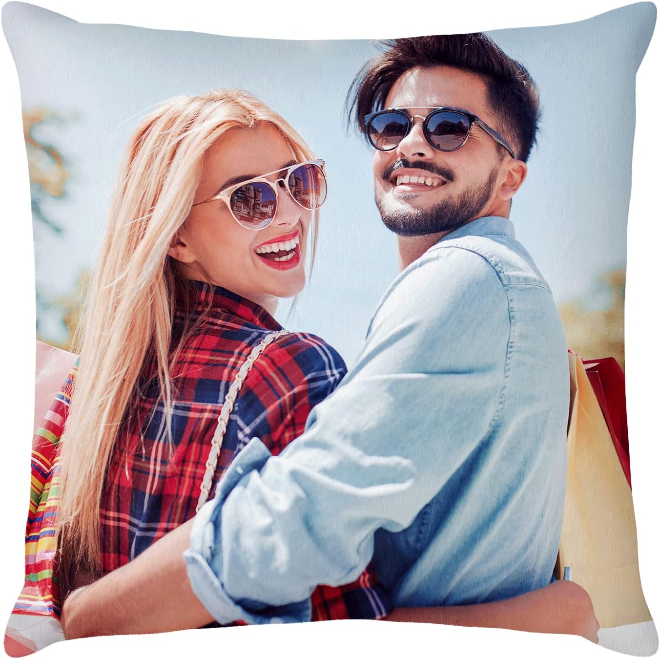 Pillow Cover Sublimation - Customized Photo Pillowcase Personalized Throw Pillow