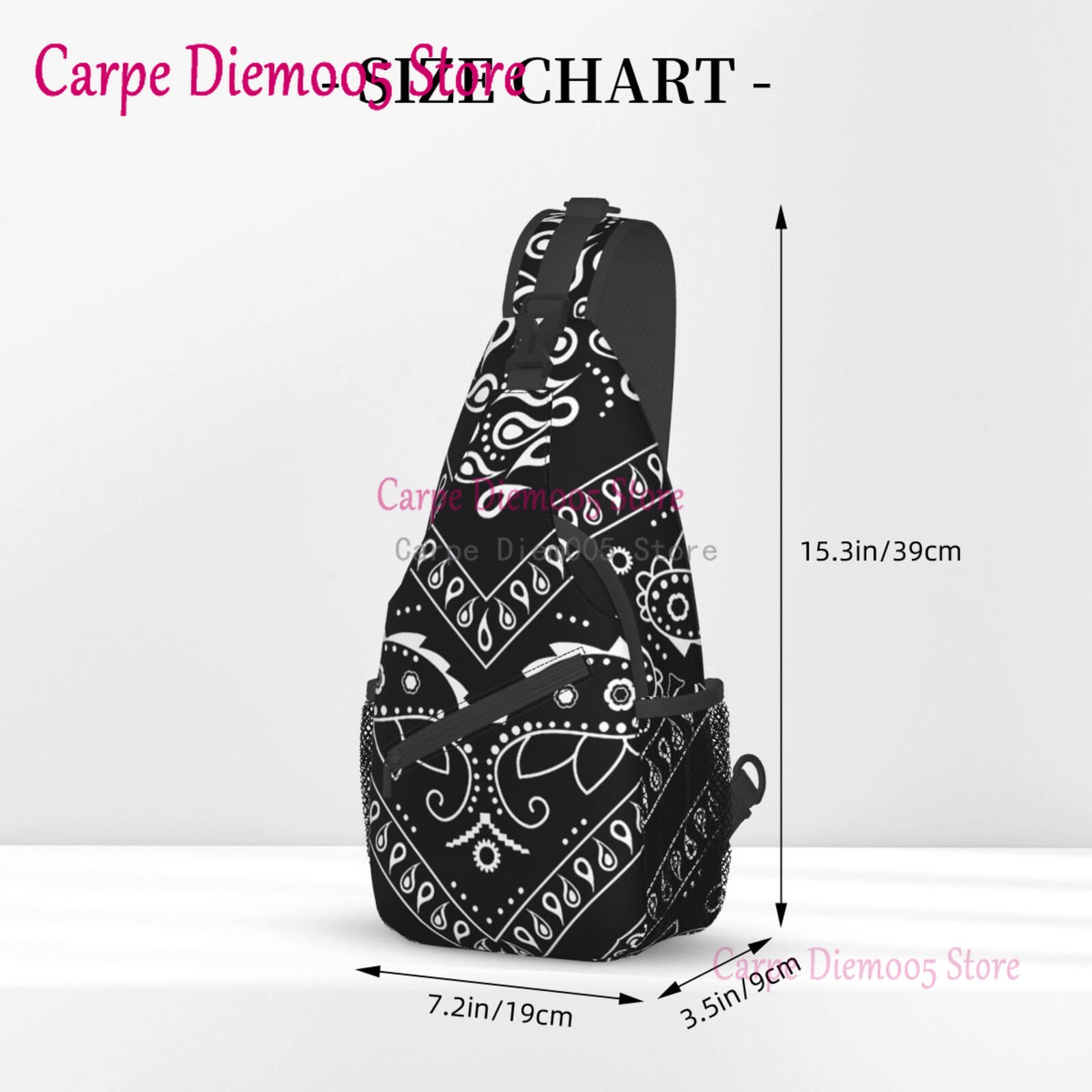 Black And White Paisley Chican – Bandana Blank White recenzja i cena
