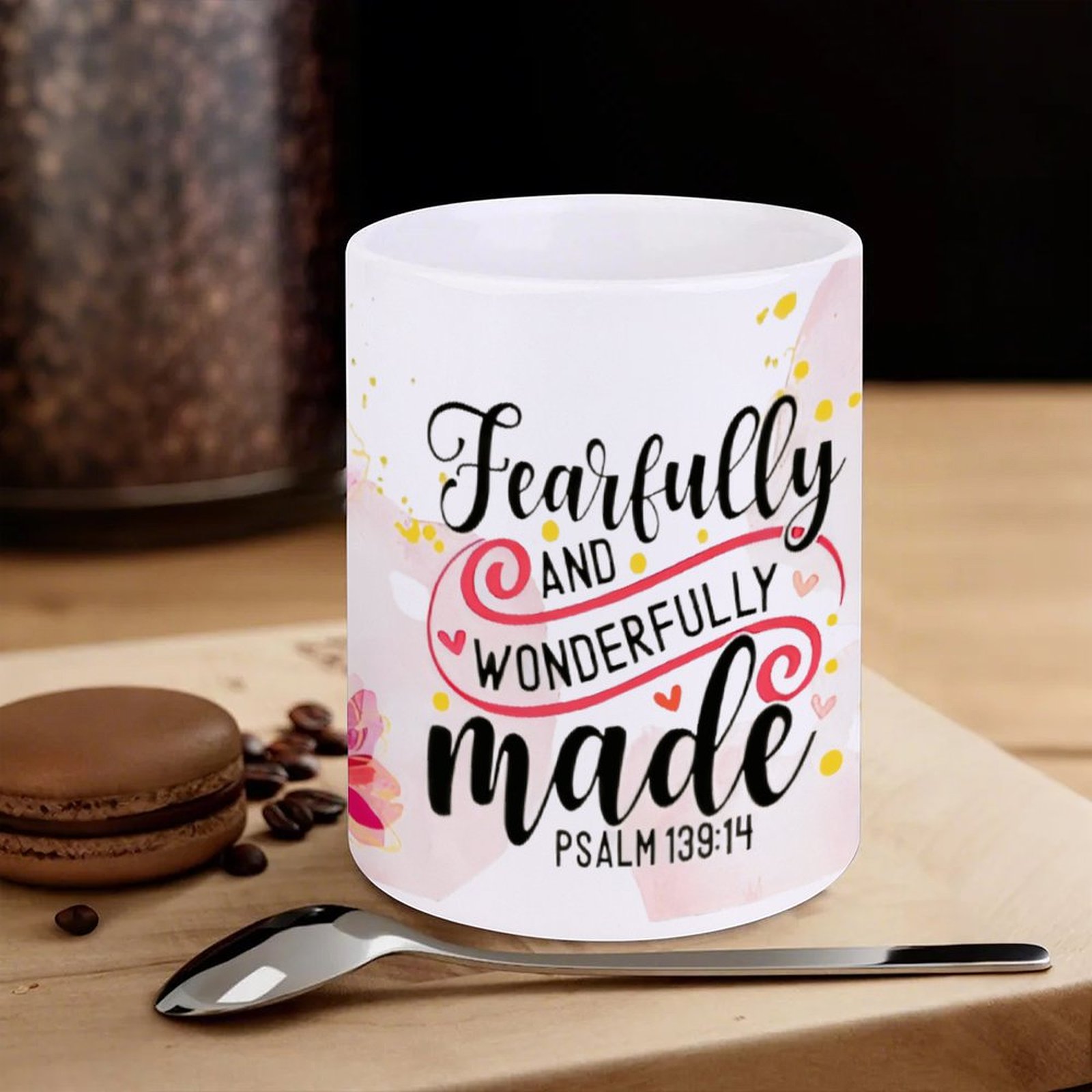 Fearfully And Wonderfully Made – Sublimation Mug White recenzja i cena