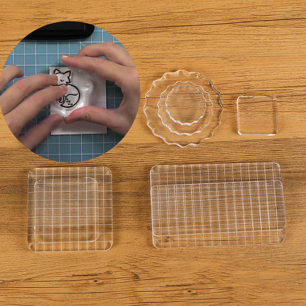 Clear Acrylic Stamp Block Use  – Photo Acrylic Block recenzja i cena