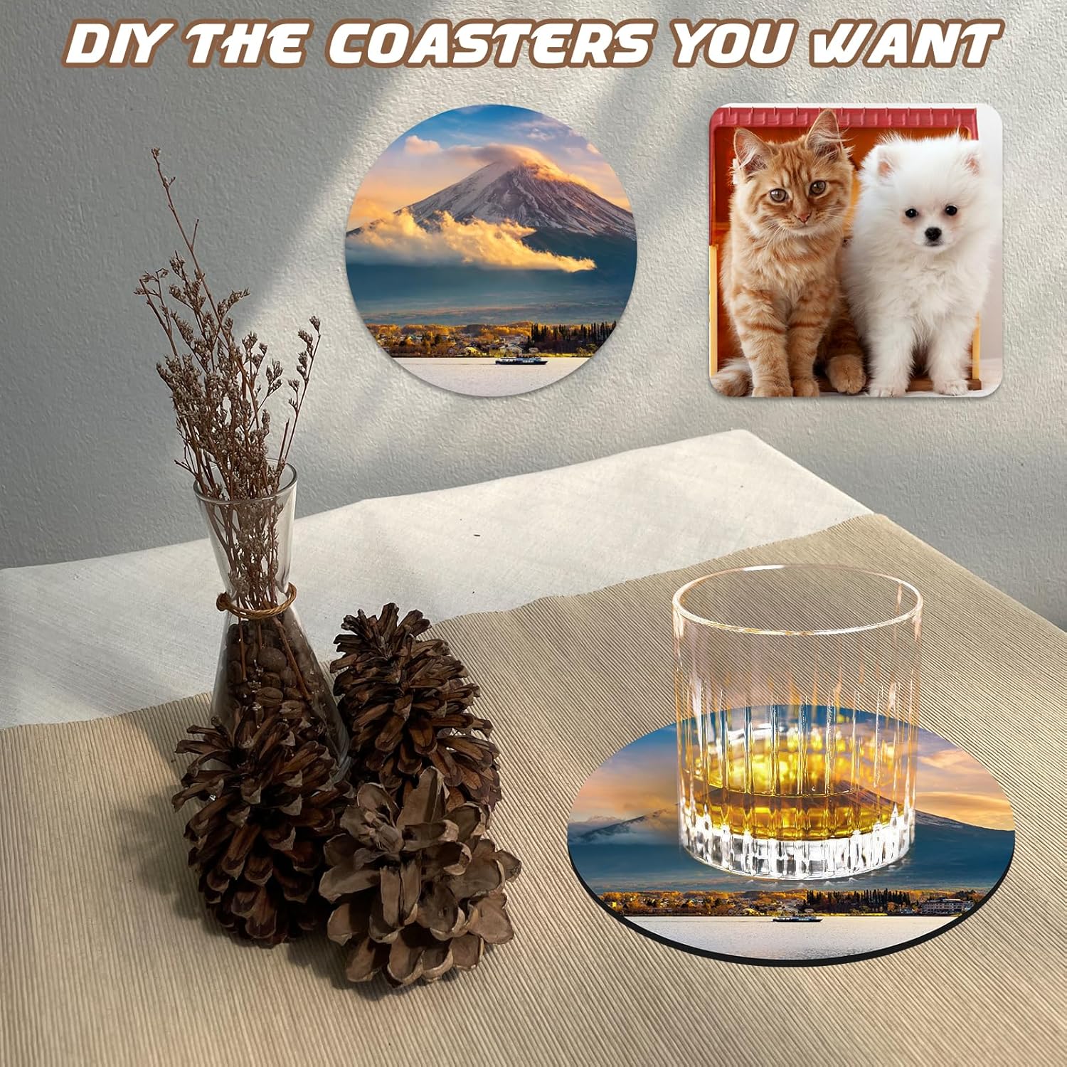 10 Pcs Sublimation Coasters Bl – Coaster Sublimation Blank recenzja i cena
