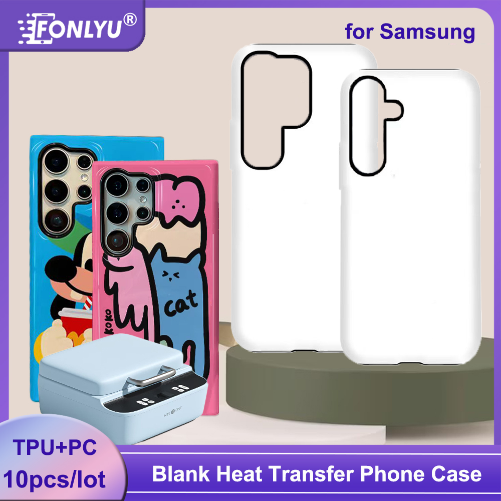 FONLYU 10pcs 2 in 1 Blank Phon – Phone Case Blank Print recenzja i cena