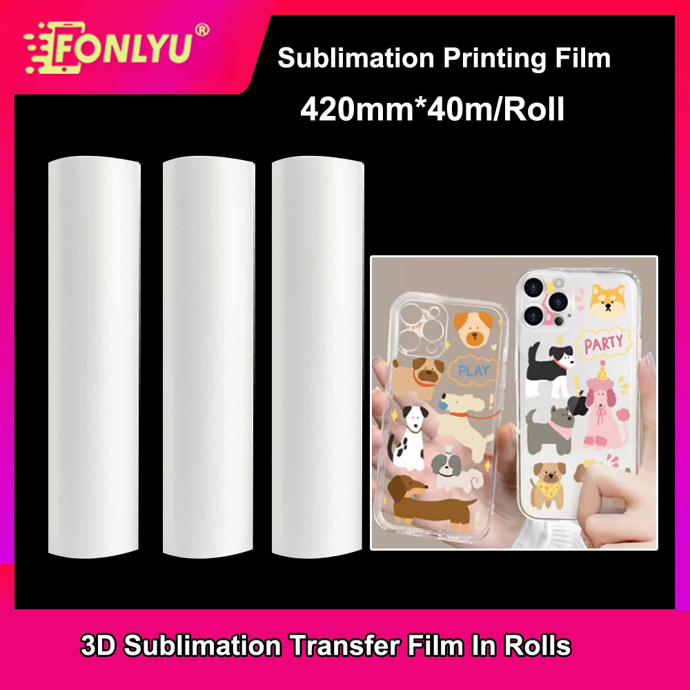 FONLYU 420mm*40mm Roll 3D Subl – Phone Case Blank Print recenzja i cena