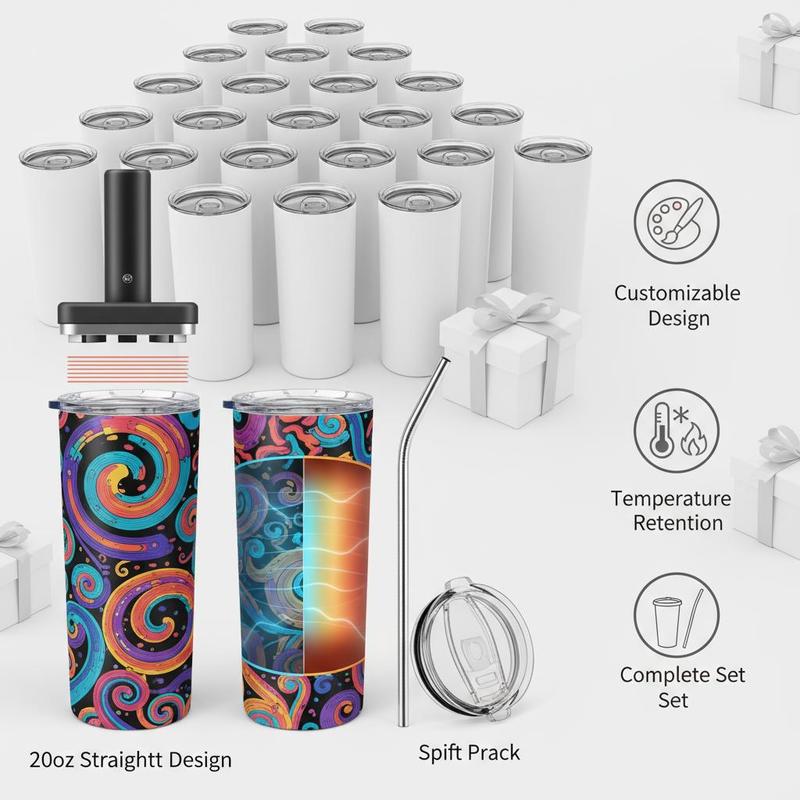 16 Pack Sublimation Insulated  – Tumbler 20Oz White recenzja i cena