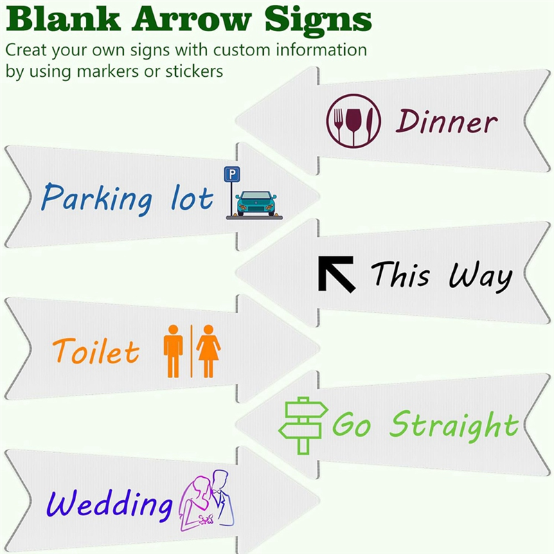 HRBAJ-Directional Arrows Signs – Yard Sign Blank recenzja i cena