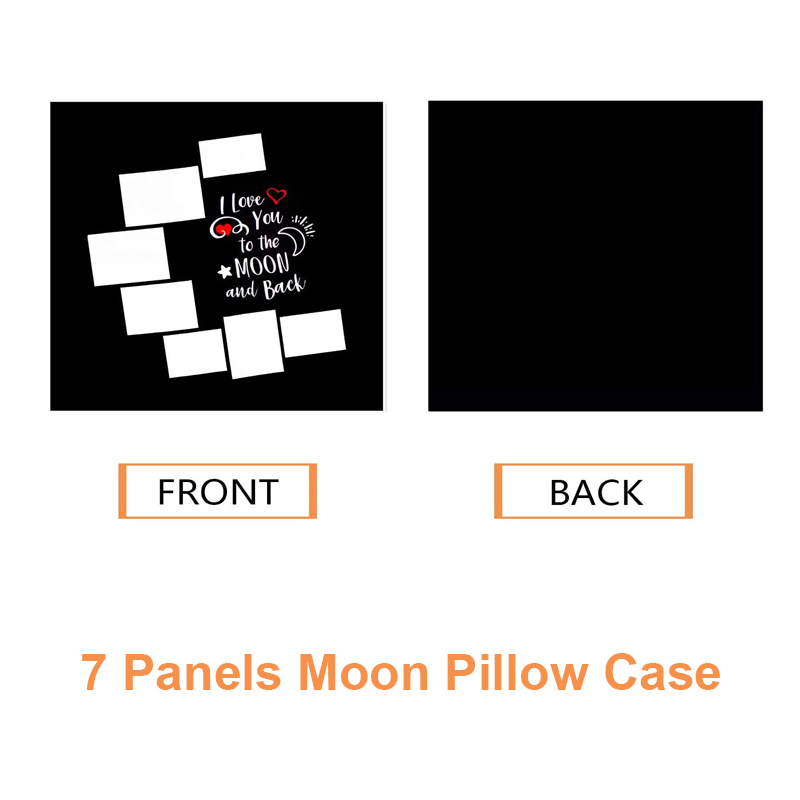 10pcs/Lot 7 Panels Blank Moon  – Pillow Cover Sublimation recenzja i cena