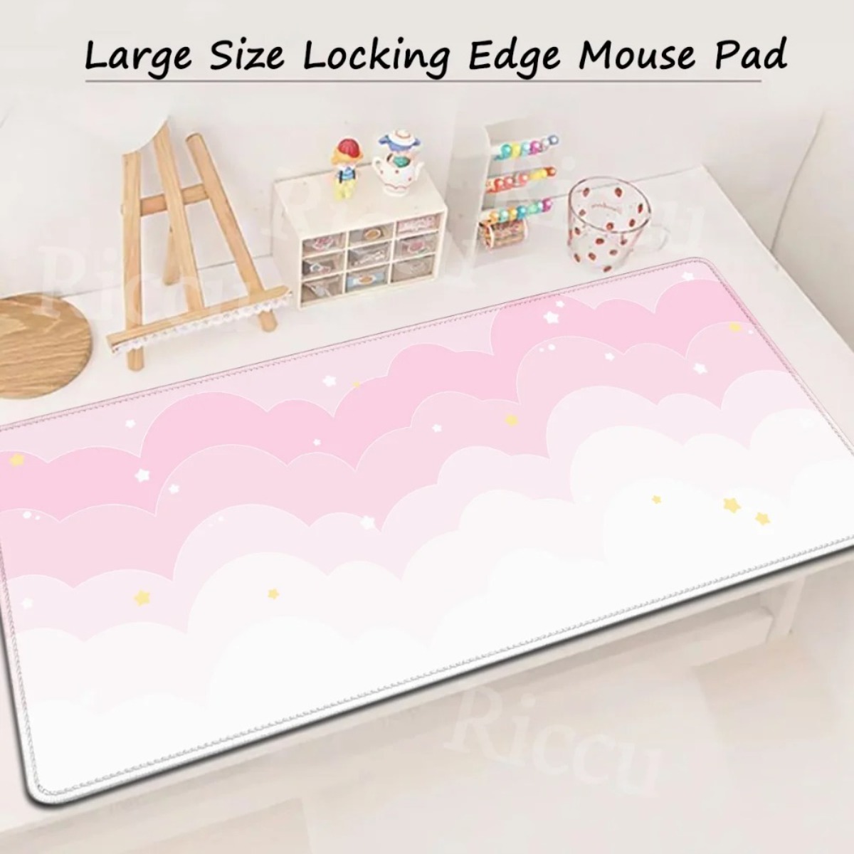 Pink Pastel Clouds Extended Mo – Mouse Pad Blank Sublimation recenzja i cena