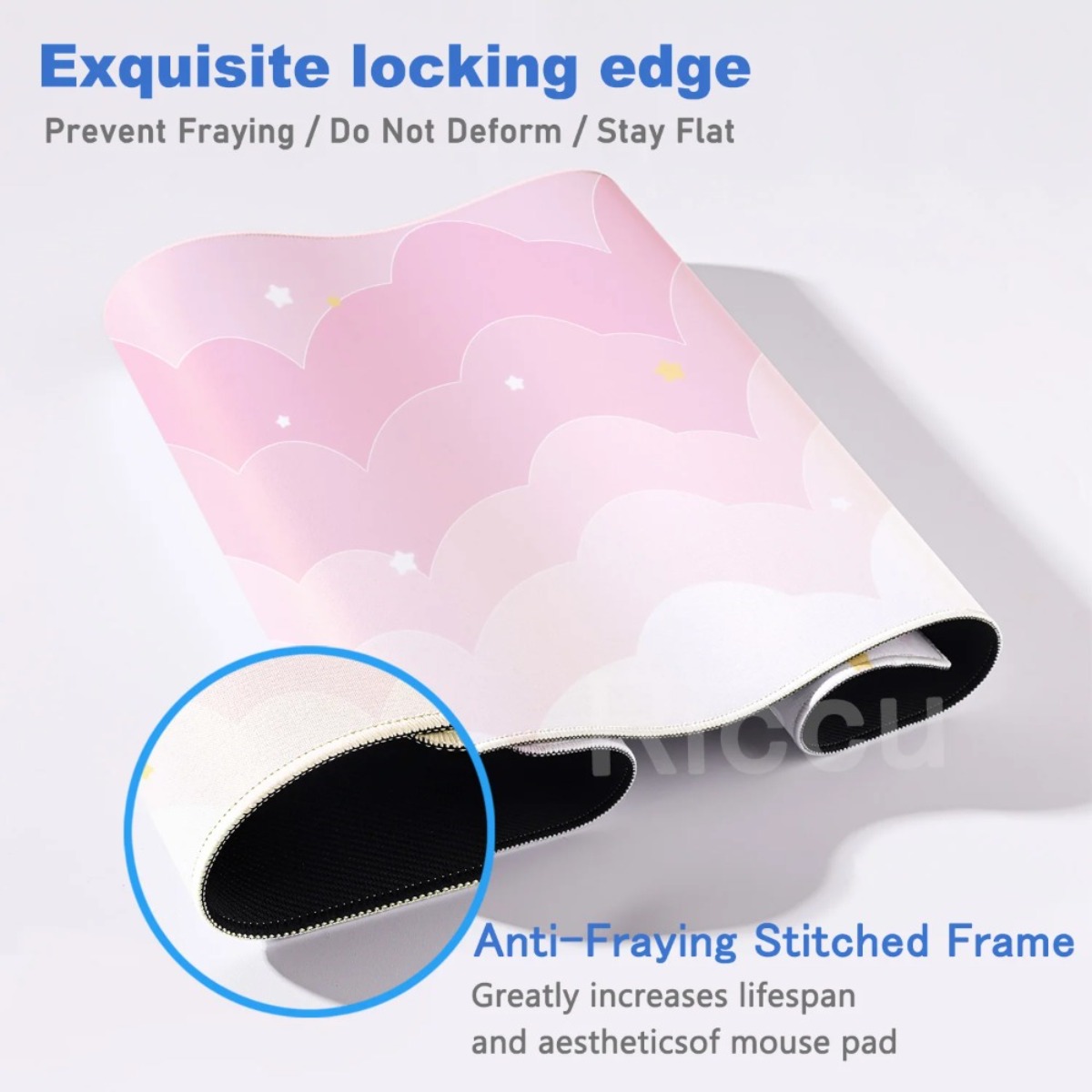 Pink Pastel Clouds Extended Mo – Mouse Pad Blank Sublimation recenzja i cena