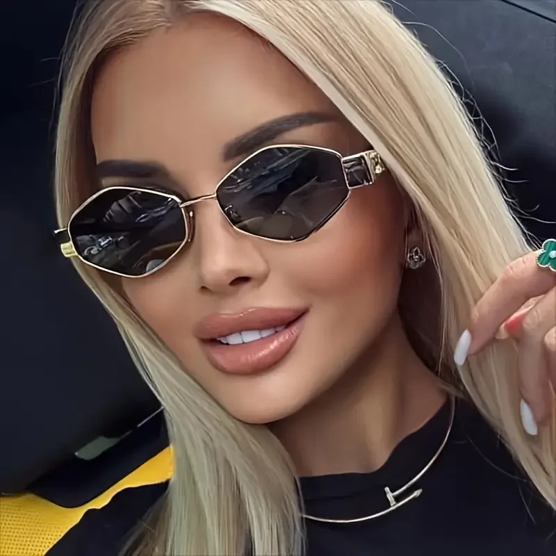 Vintage Punk Style Sunglasses  – Metal Photo Panel recenzja i cena