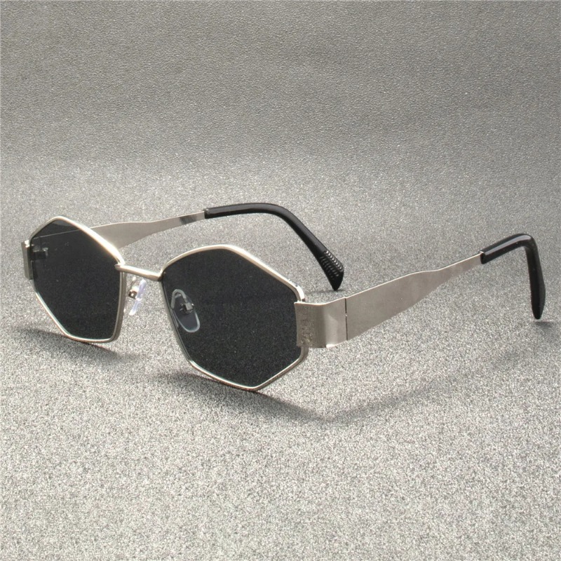 Vintage Punk Style Sunglasses  – Metal Photo Panel recenzja i cena