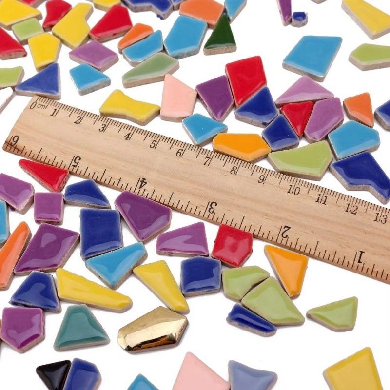 100g Randomly Mixed Colors DIY – Ceramic Tile Blank recenzja i cena
