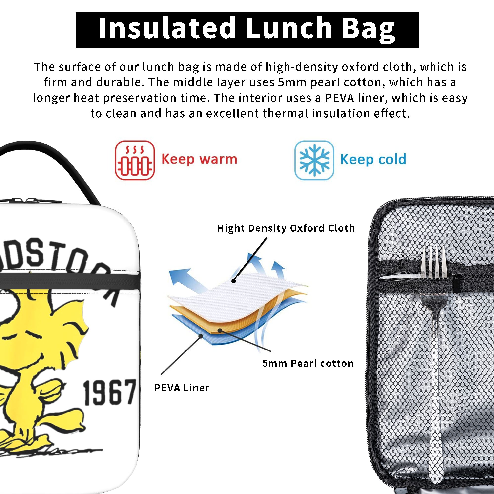 Peanuts Woodstock Snoopy Insul – Tote Bag Sublimation recenzja i cena