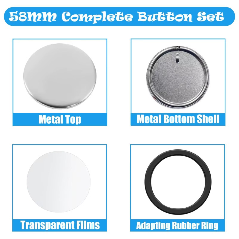 100 Sets 58 Mm/ 44 Mm Button M – Button Badge Blank recenzja i cena
