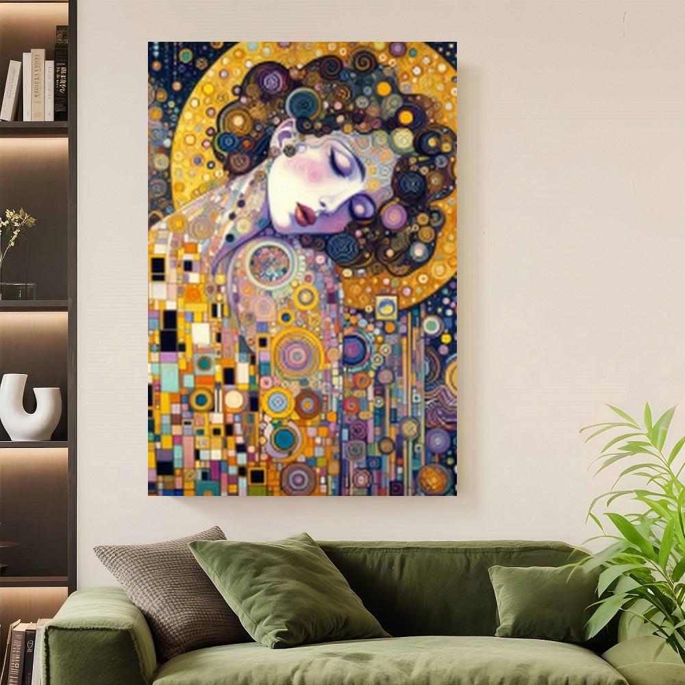Framed S Gustav Klimt Inspired – Canvas Wrap Ready recenzja i cena