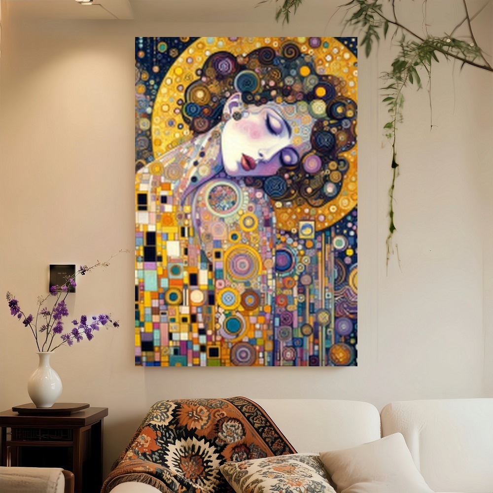 Framed S Gustav Klimt Inspired – Canvas Wrap Ready recenzja i cena