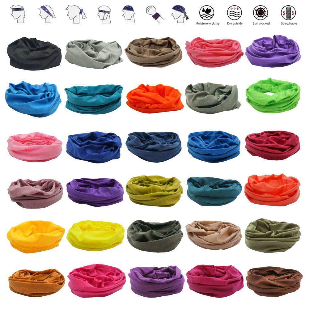 55 Solid Colors Outdoor Sports – Bandana Blank White recenzja i cena