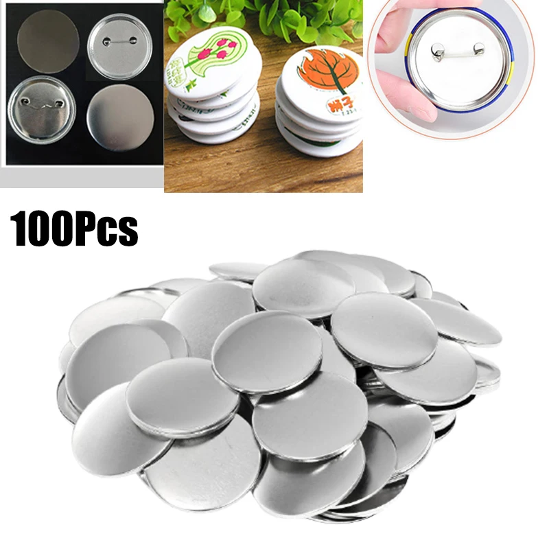 100pcs Blank Badge Pin Button  – Button Badge Blank recenzja i cena