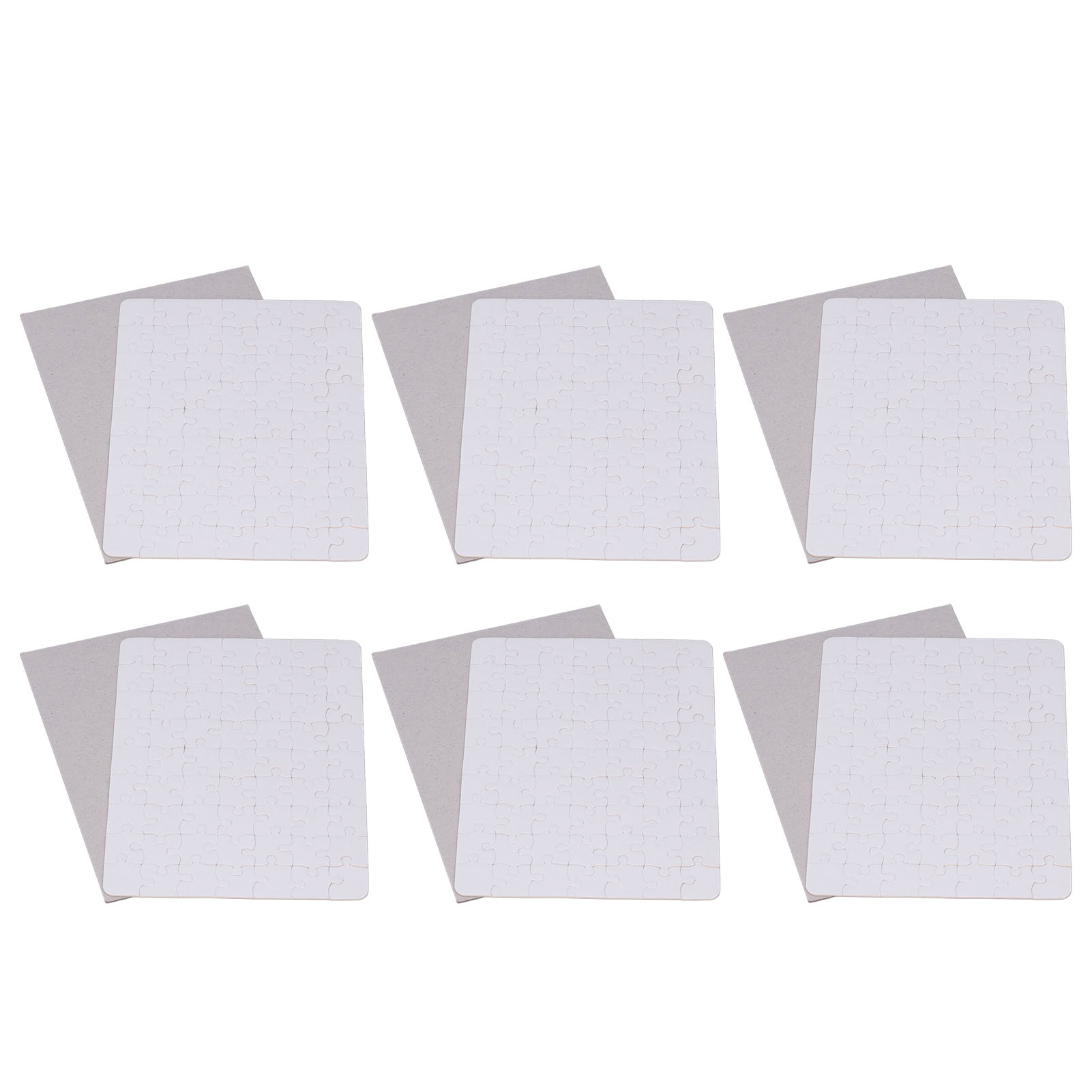6 Set Blank Puzzles 13x18cm Wh – Puzzle Blank White recenzja i cena