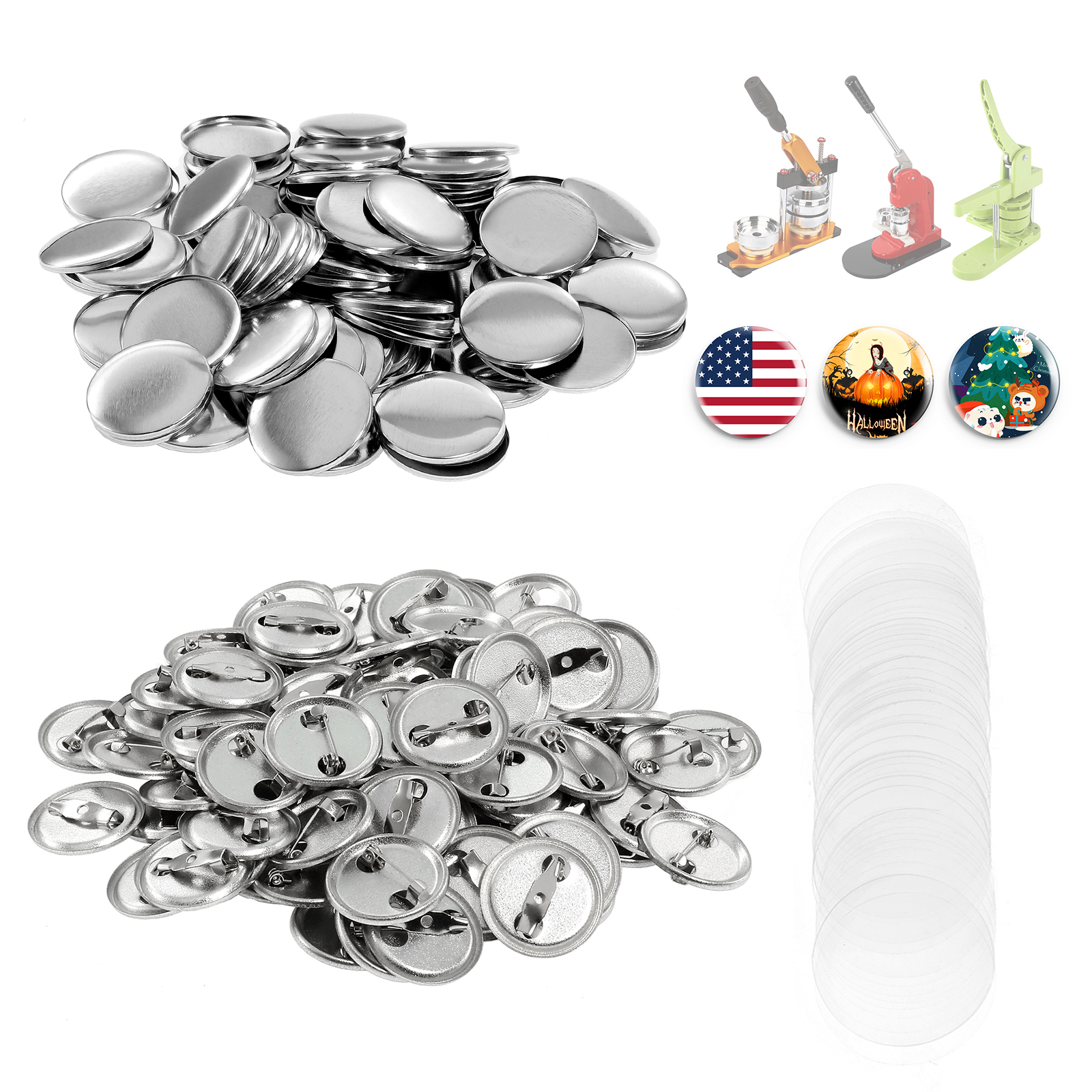 100Pcs Mini DIY Round Mirror M – Button Badge Blank recenzja i cena
