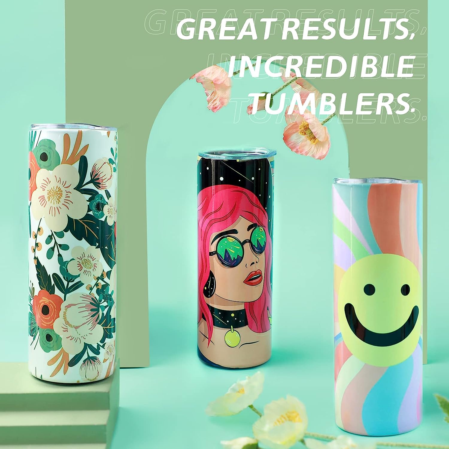 HTVRONT 8pcs Stainless 20 OZ S – Sublimation Mug White recenzja i cena