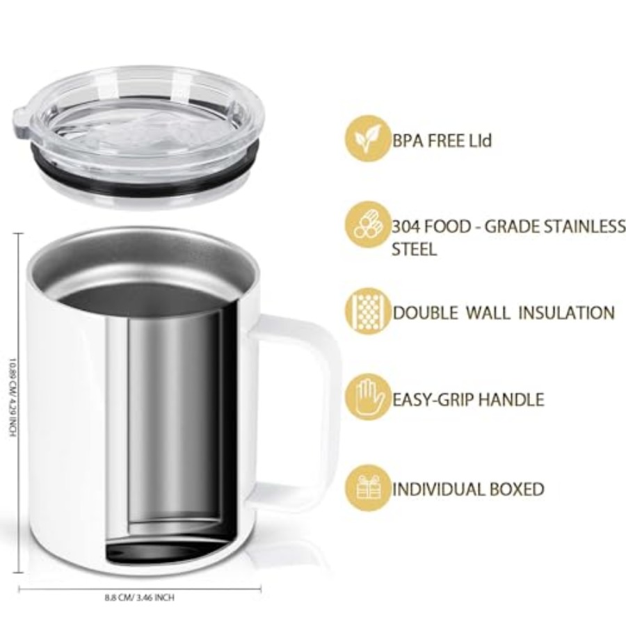 12 Oz Sublimation Coffee Mug B – Sublimation Mug White recenzja i cena