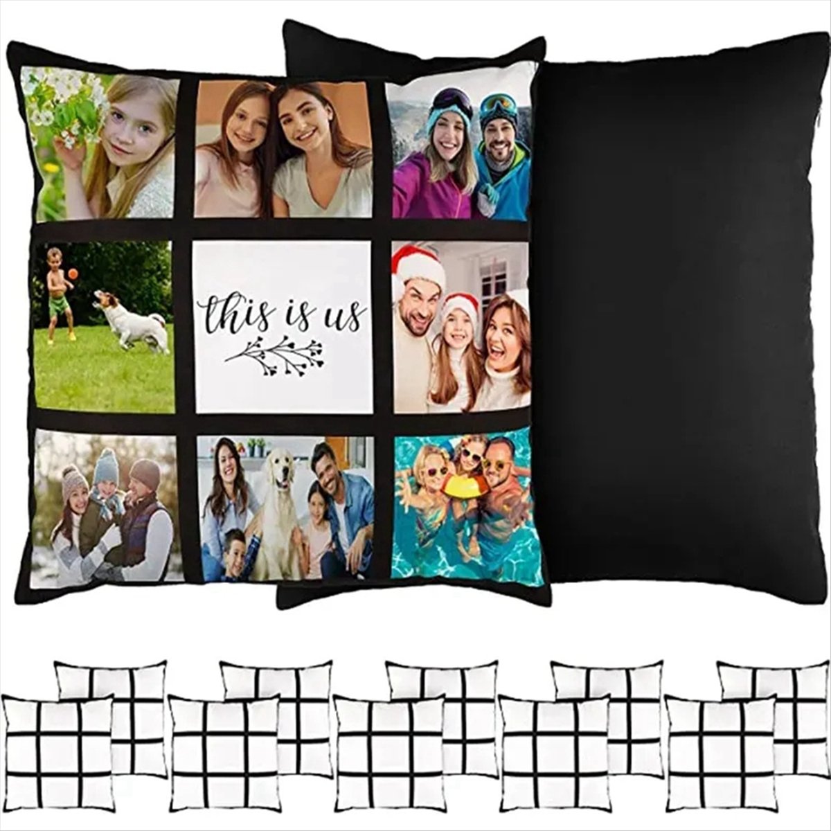 A75K 6Pcs Sublimation Blank Pa – Pillow Cover Sublimation recenzja i cena