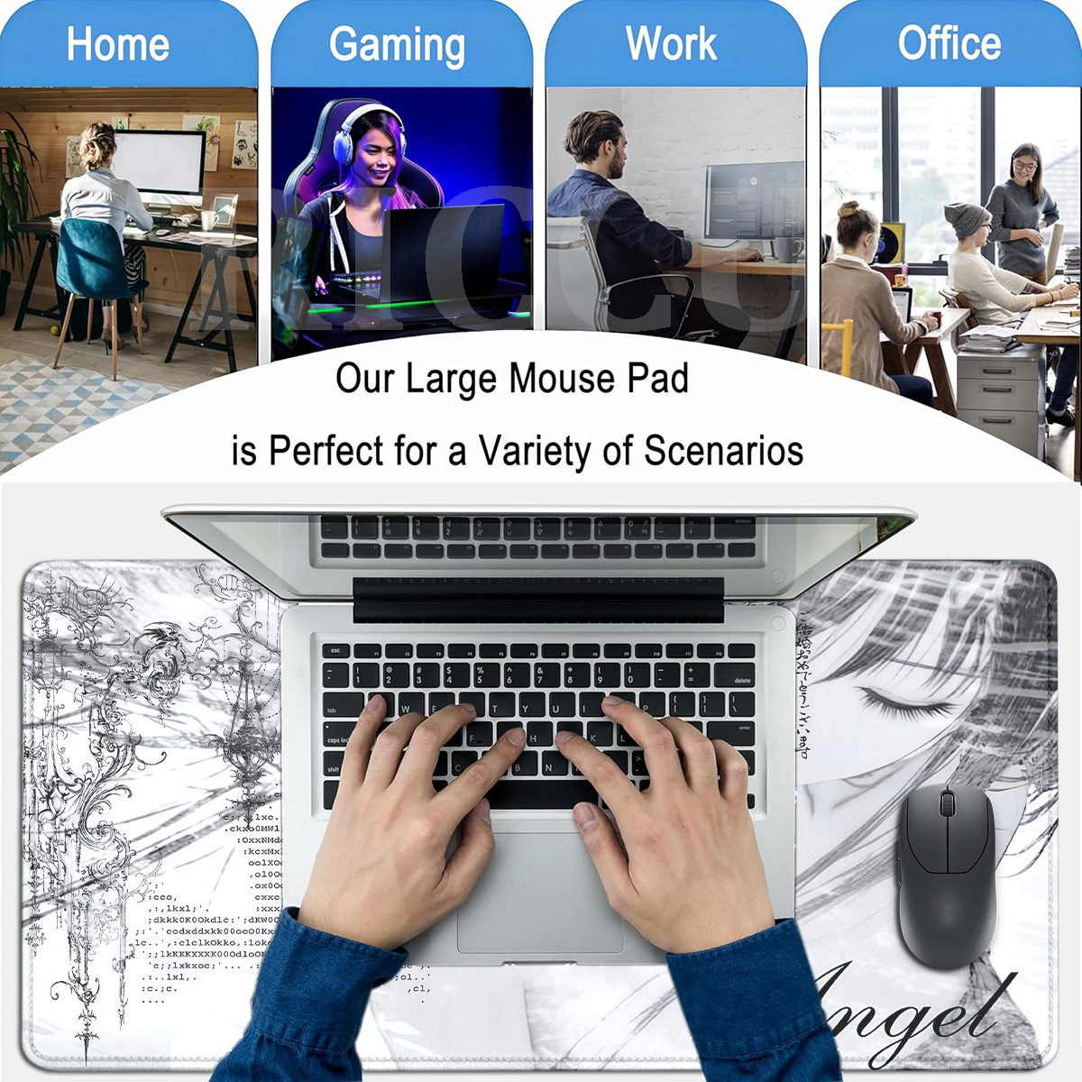 Anime Aesthetics Mousepad Blac – Mouse Pad Blank Sublimation recenzja i cena