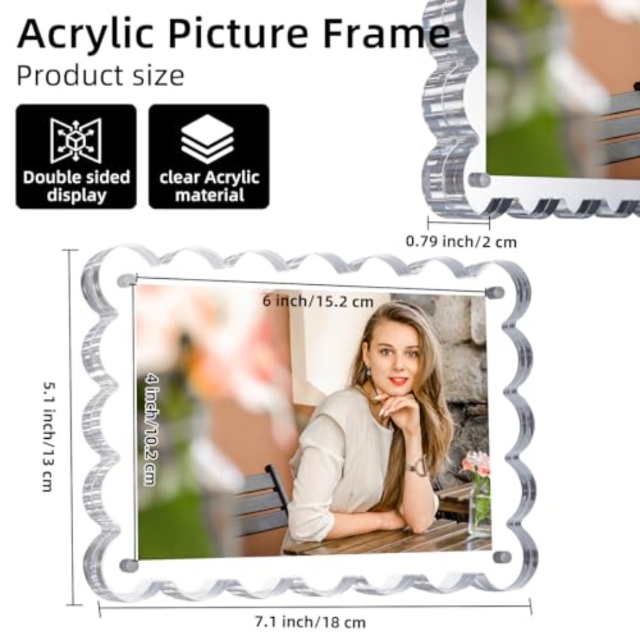 3 Pack Acrylic Picture Frame.  – Photo Acrylic Block recenzja i cena