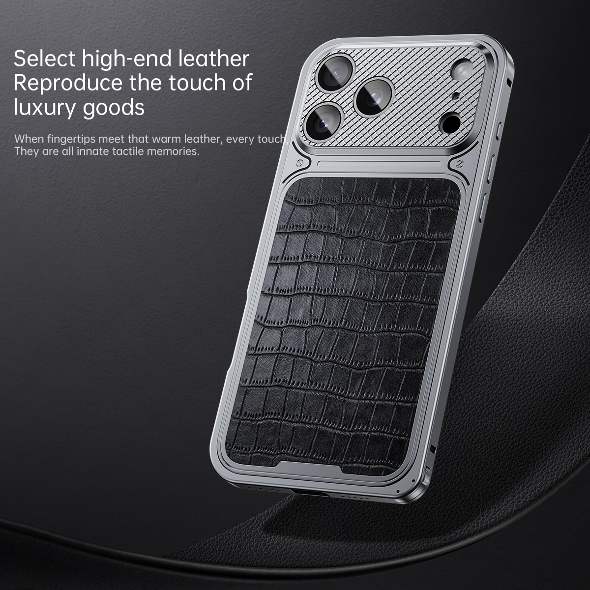 High End Crocodile Leather Pat – Metal Photo Panel recenzja i cena