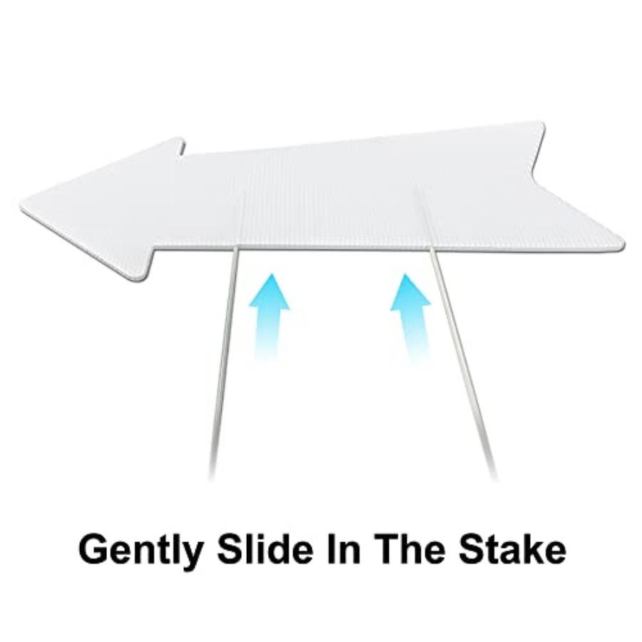 Blank Arrow Signs with Stakes  – Yard Sign Blank recenzja i cena