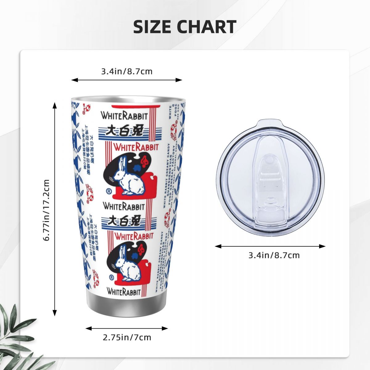 White Rabbit Candy Stainless S – Tumbler 20Oz White recenzja i cena