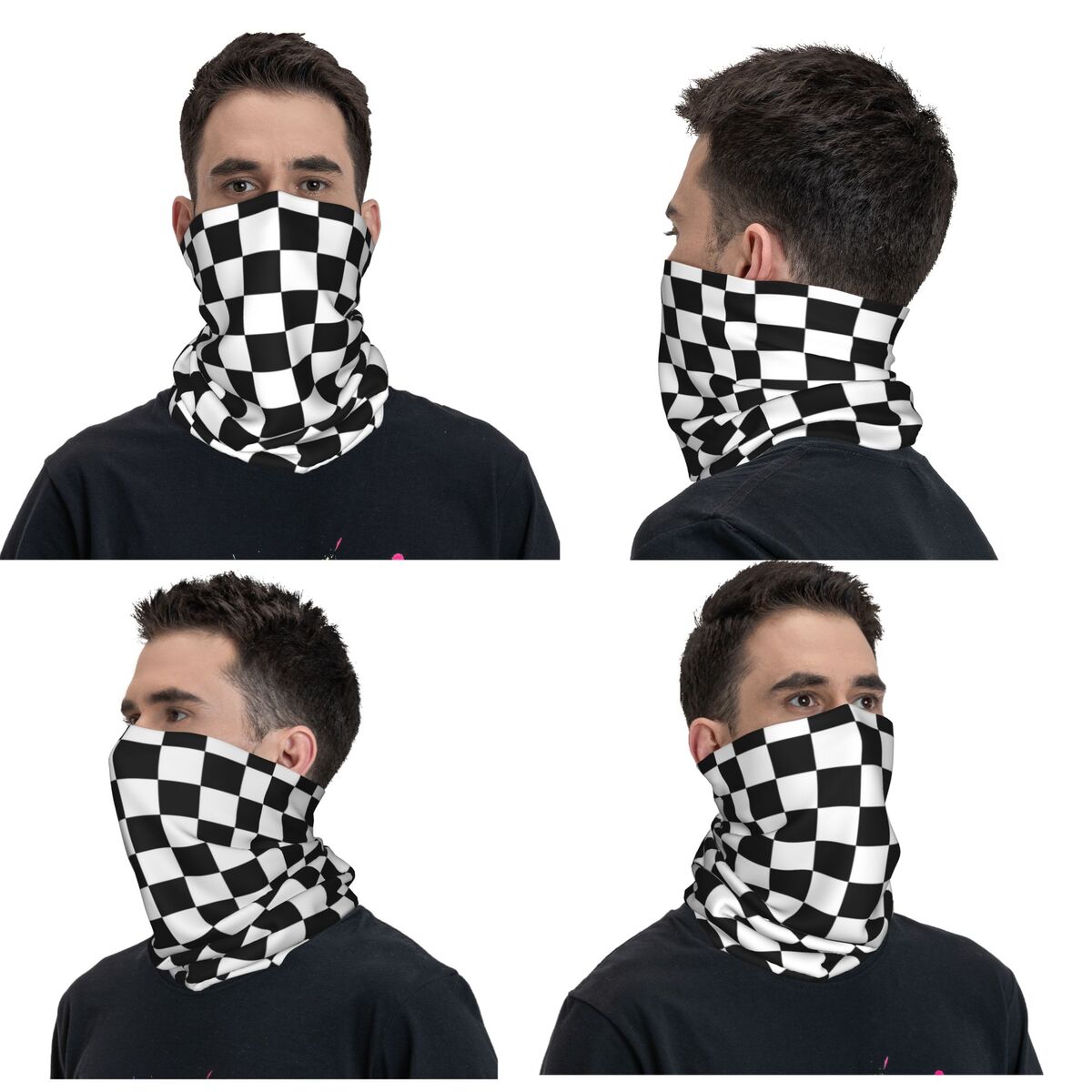 Black And White Checkered Band – Bandana Blank White recenzja i cena