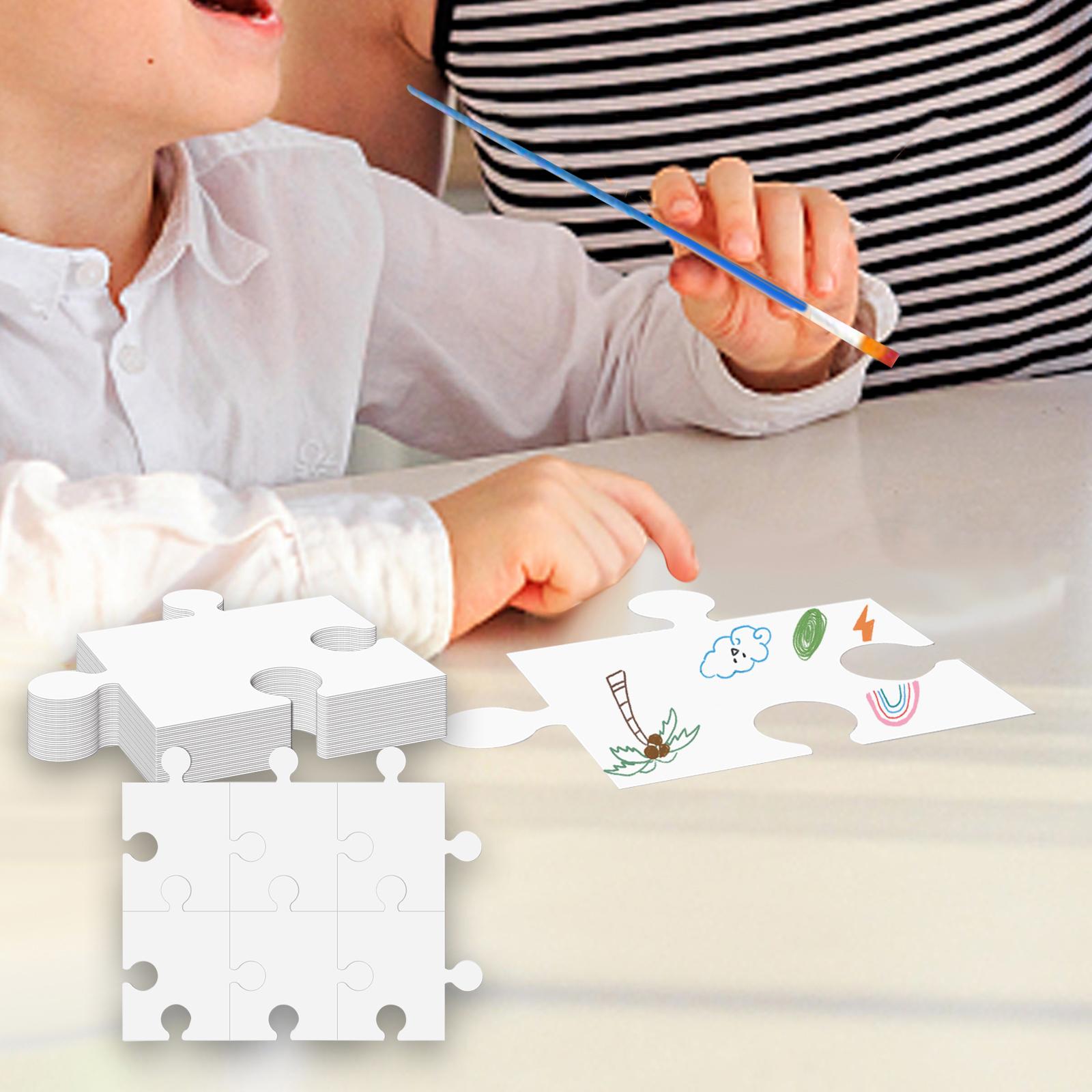 White Cardboard Blank Jigsaw P – Puzzle Blank White recenzja i cena
