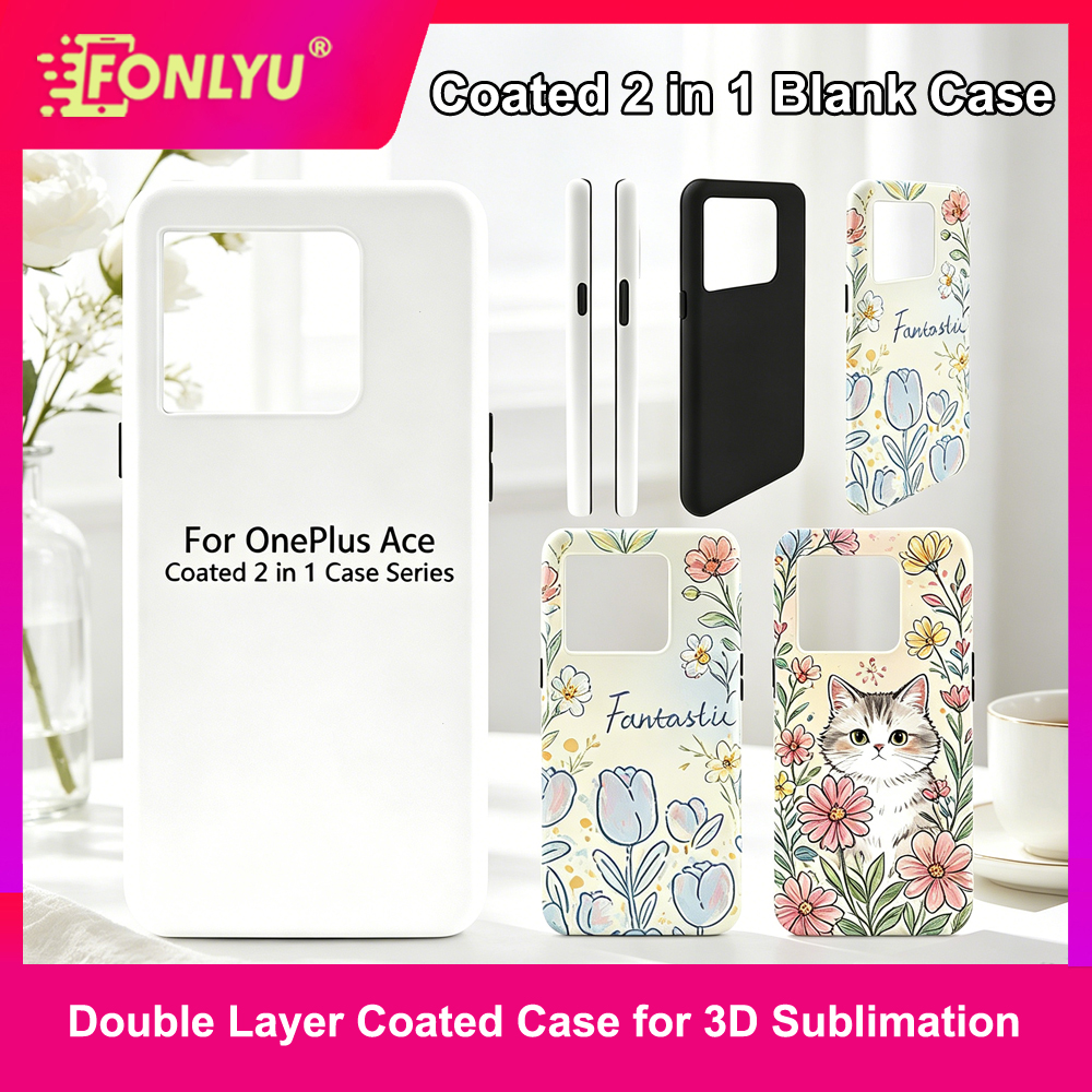 FONLYU 5pcs Coated 2 in 1 Blan – Phone Case Blank Print recenzja i cena