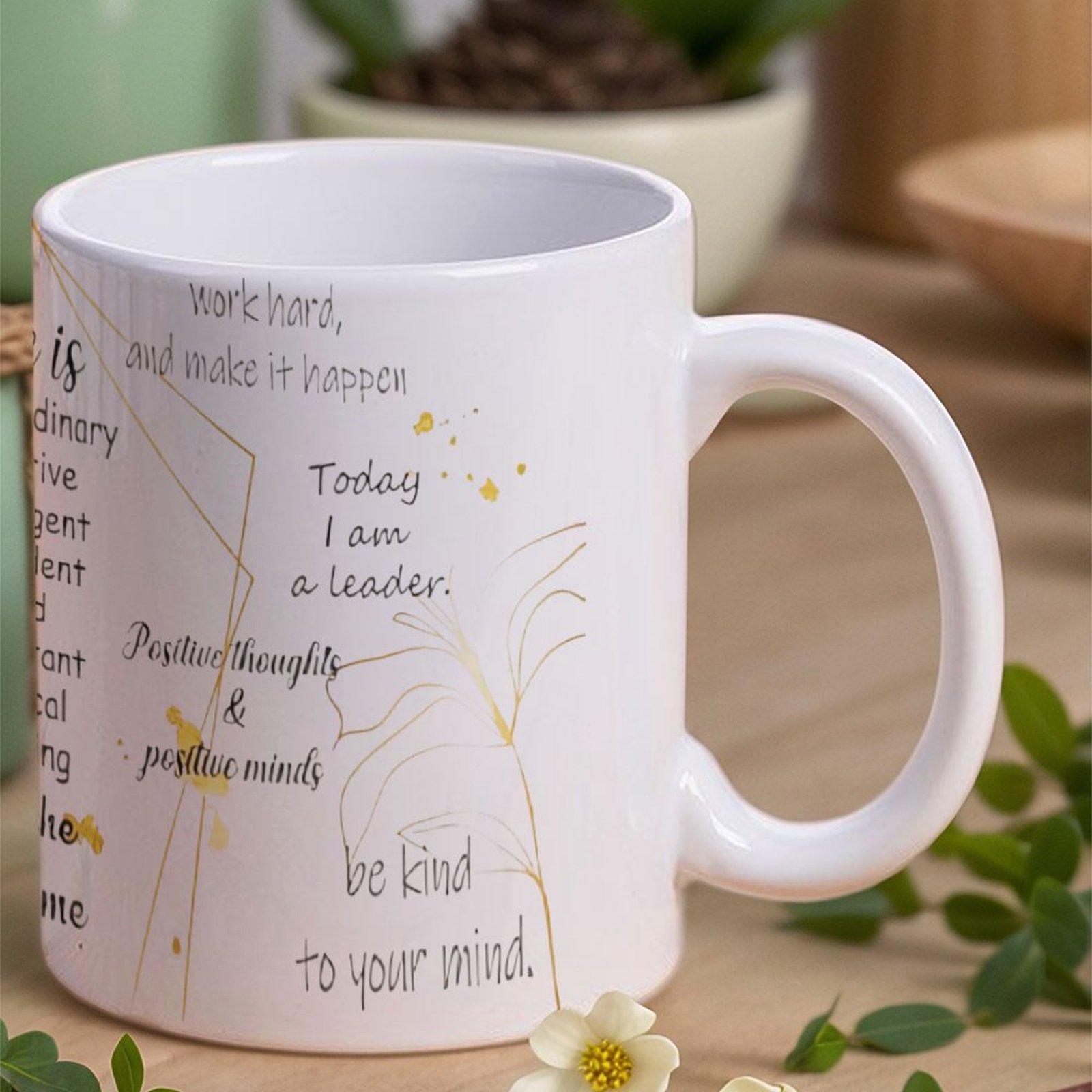 A Poster With A Quote About Sh – Sublimation Mug White recenzja i cena