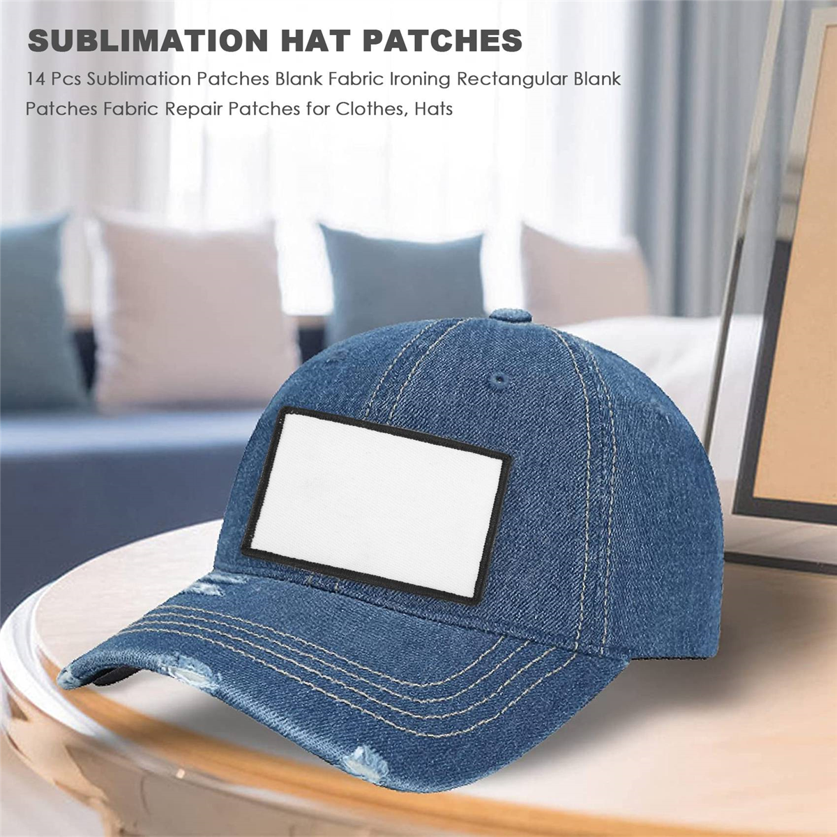 ABVA-14 Pcs Sublimation Patche – Hat Sublimation Blank recenzja i cena