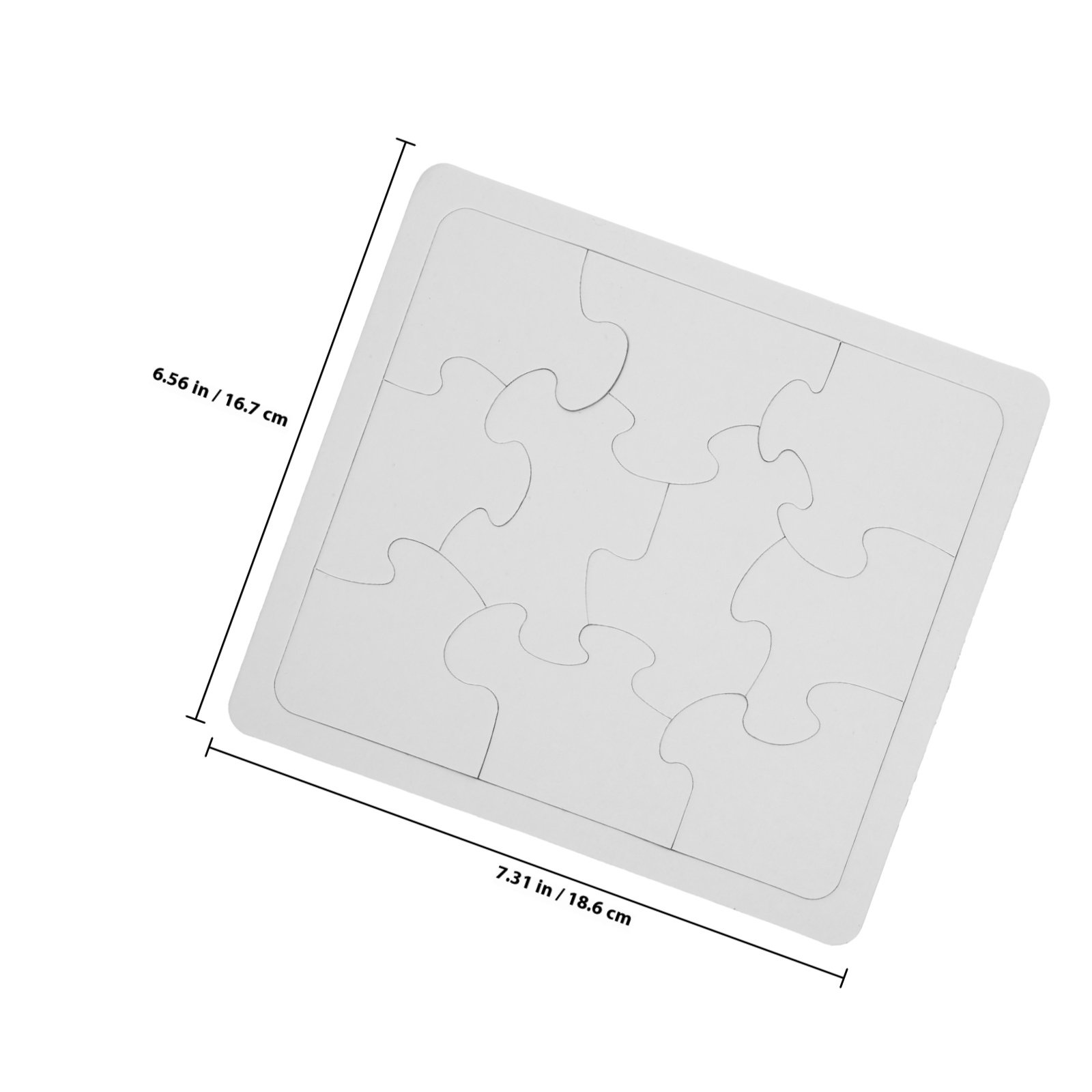 5Pcs White Blank Jigsaw Puzzle – Puzzle Blank White recenzja i cena