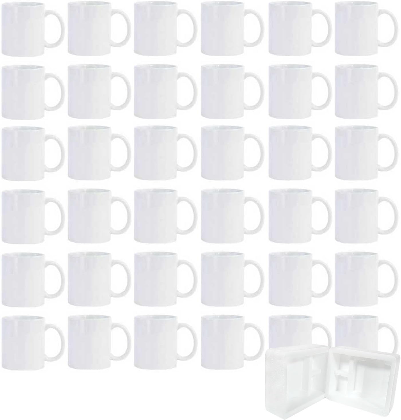 36pcs Sublimation Mugs 11oz Wh – Sublimation Mug White recenzja i cena