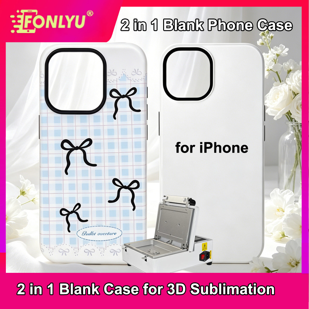 FONLYU 2 in 1 Sublimation Phon – Phone Case Blank Print recenzja i cena