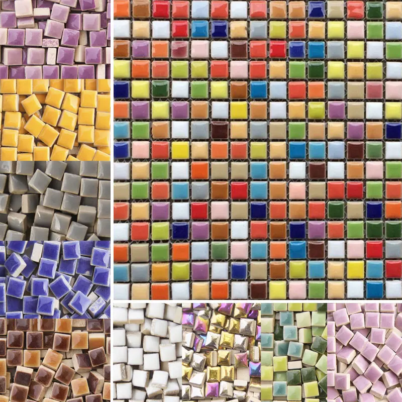 100g DIY Ceramic Mosaic Tiles  – Ceramic Tile Blank recenzja i cena