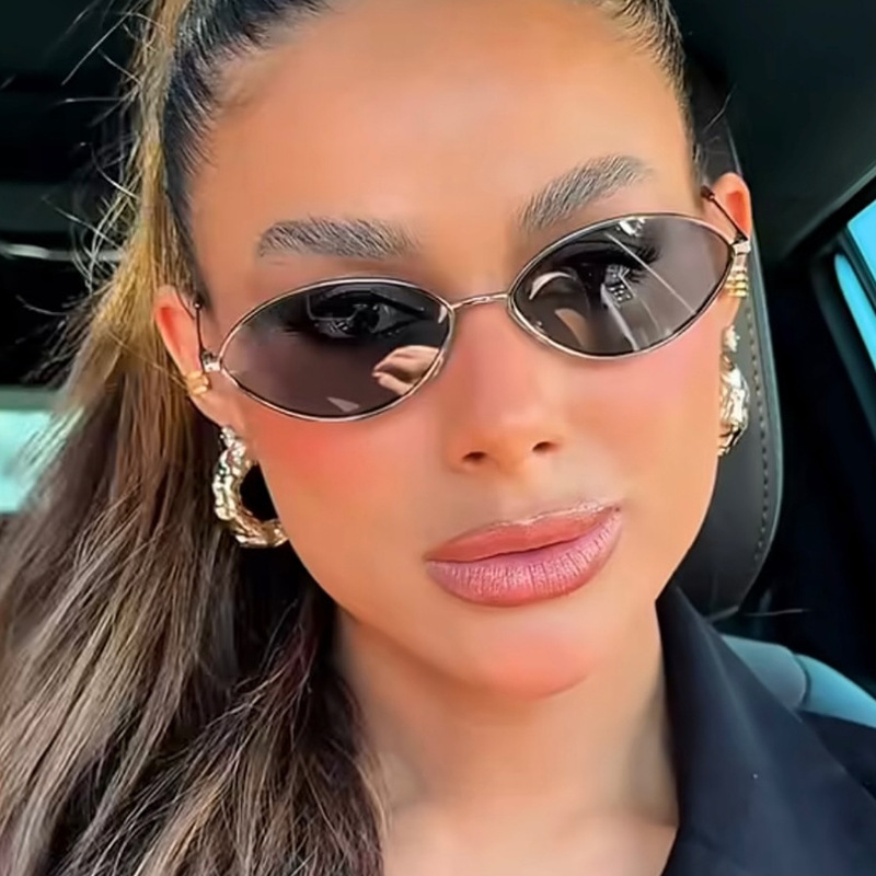 Retro Cat eye Woman Sunglasses – Metal Photo Panel recenzja i cena
