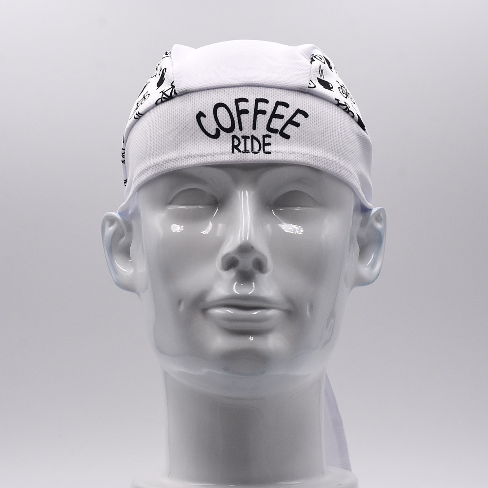 Classic Men White Cycling Cap  – Bandana Blank White recenzja i cena