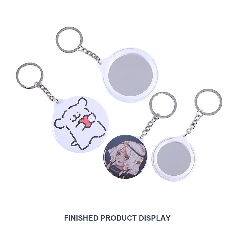New 100PCS Key Ring Mirror Bla – Button Badge Blank recenzja i cena