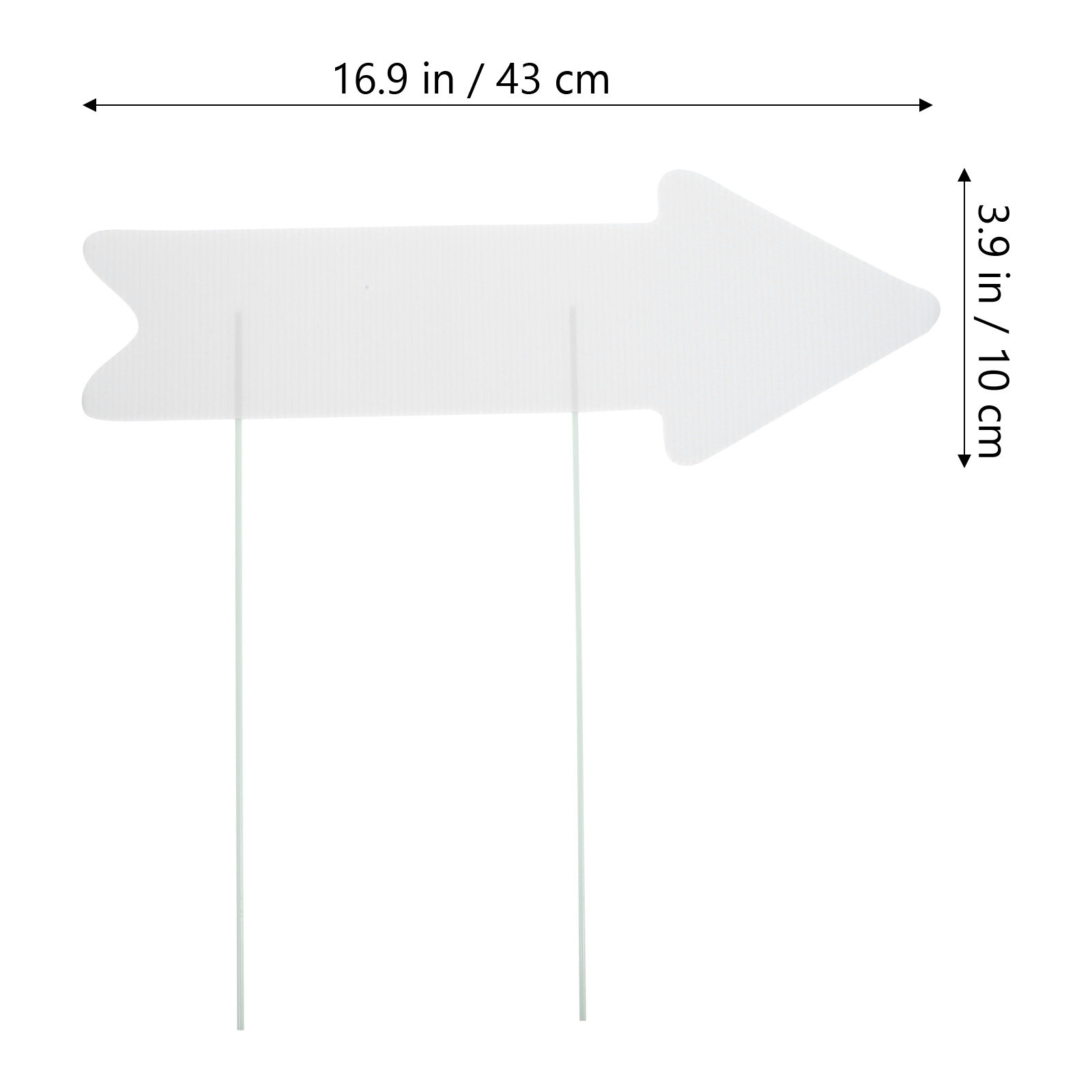 5Pcs Blank Plastic Yard Signs  – Yard Sign Blank recenzja i cena