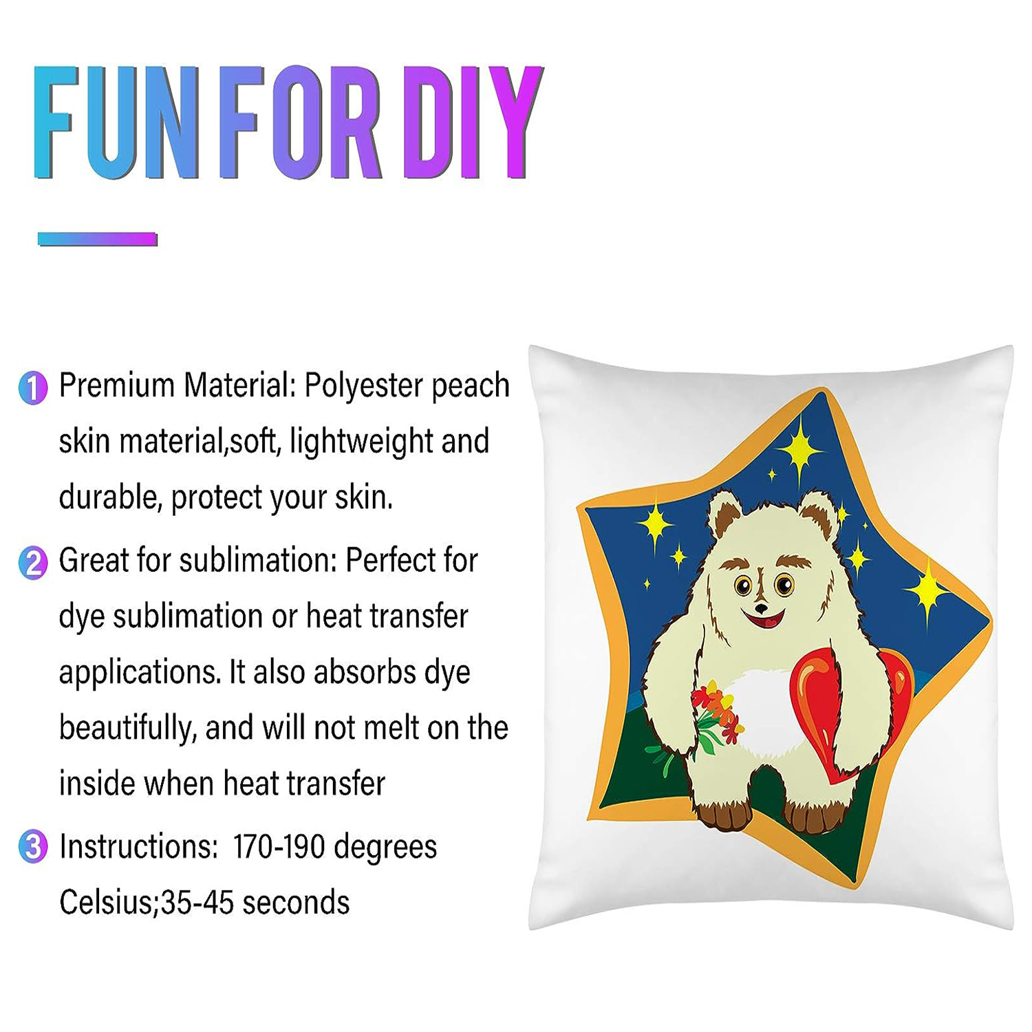 4Pcs Sublimation Blanks Throw  – Pillow Cover Sublimation recenzja i cena