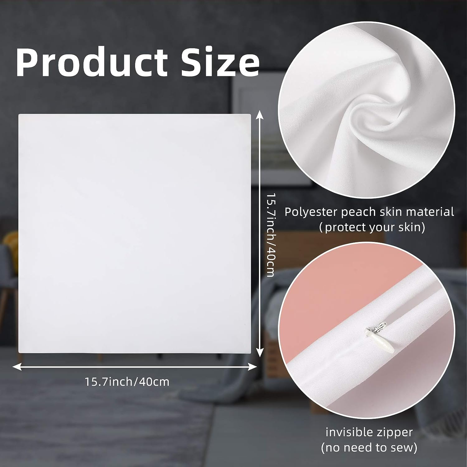 4Pcs Sublimation Blanks Throw  – Pillow Cover Sublimation recenzja i cena