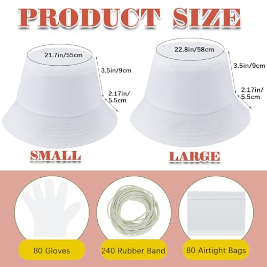 White cotton bucket hat for ti – Hat Sublimation Blank recenzja i cena