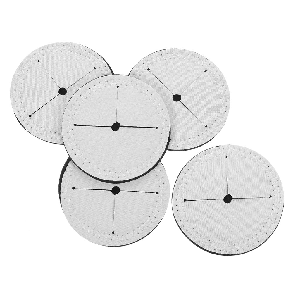 5Pcs White Round Blank Wine Gl – Coaster Sublimation Blank recenzja i cena
