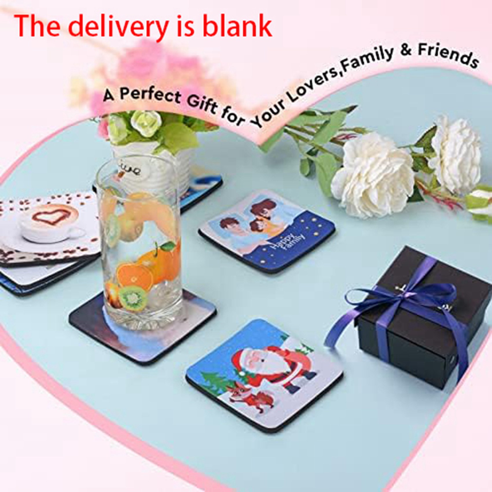 F-F 40PCS Square Sublimation B – Coaster Sublimation Blank recenzja i cena