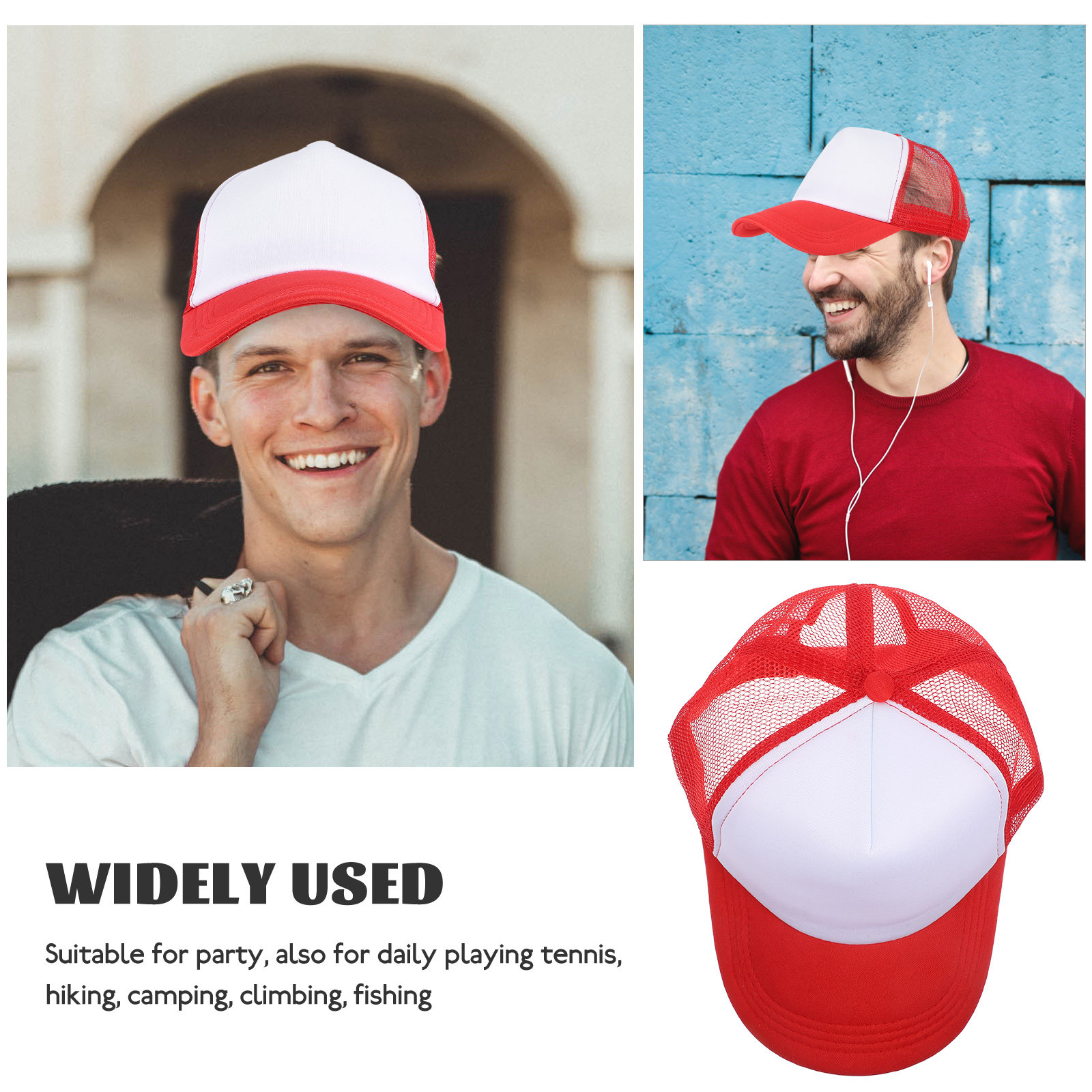 10Pcs DIY Blank Mesh Baseball  – Hat Sublimation Blank recenzja i cena